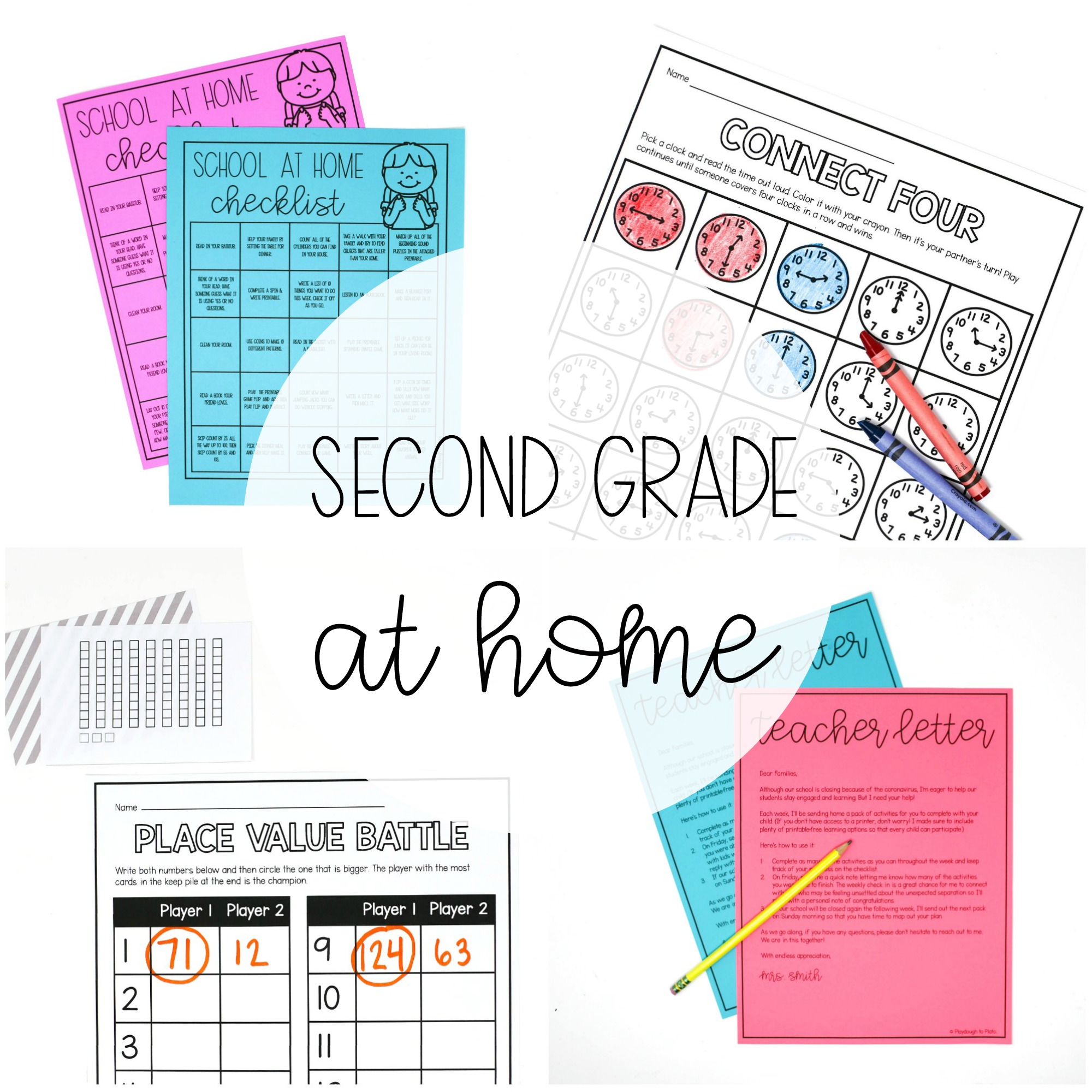 Second Grade at Home - Week One