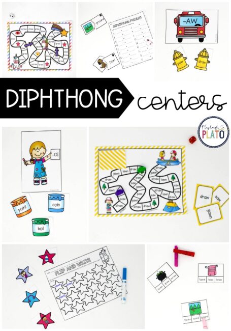 Diphthong Centers - Playdough To Plato