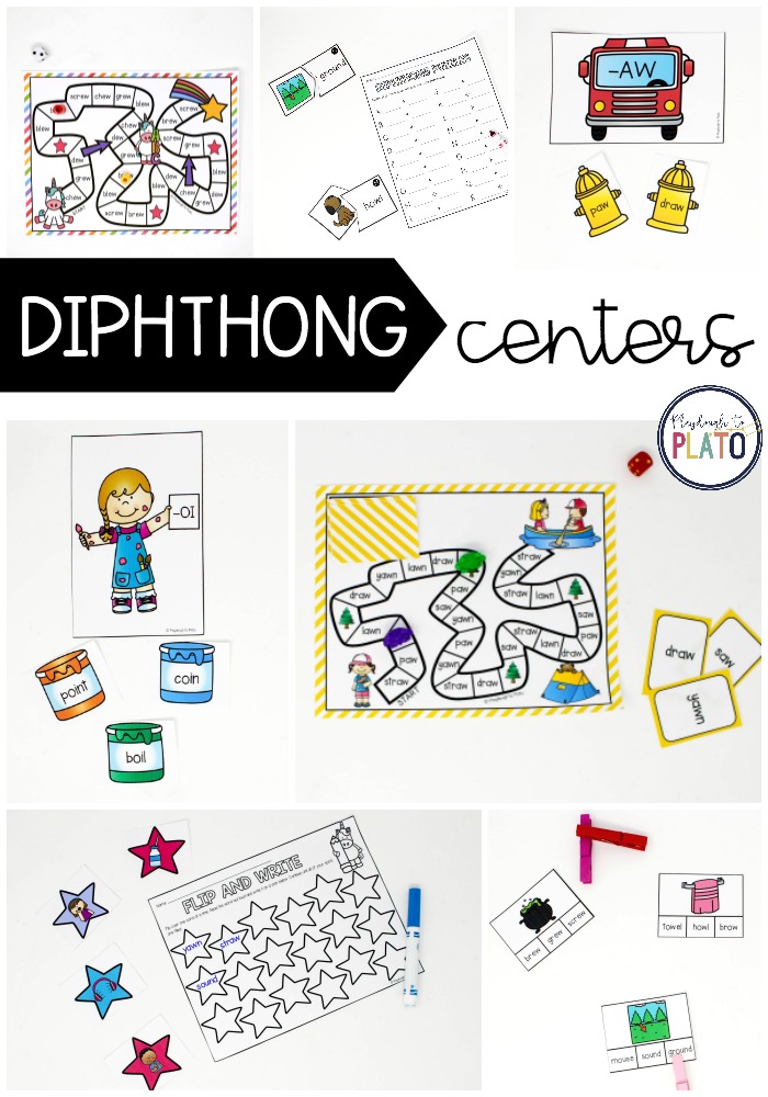 Diphthong Centers