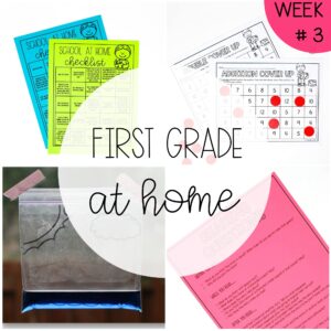 First Grade at Home - Week Three