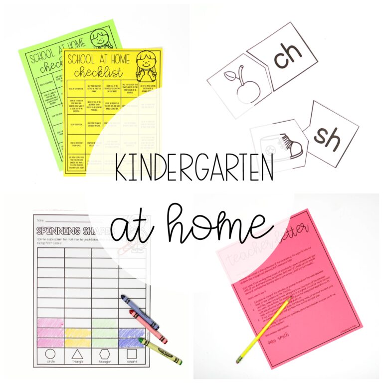 Kindergarten at Home – Week One