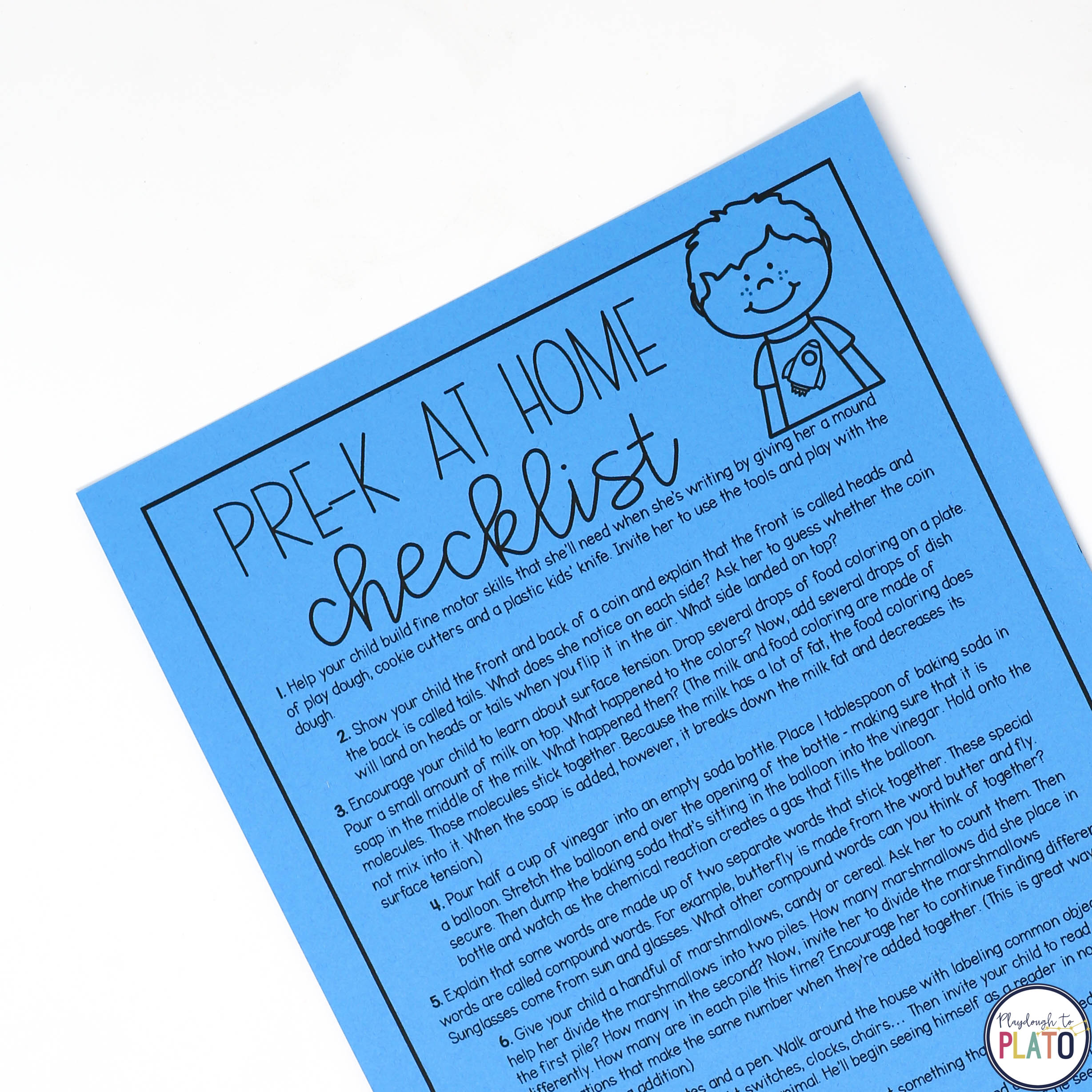 Pre-K Learning Checklists - Image 3