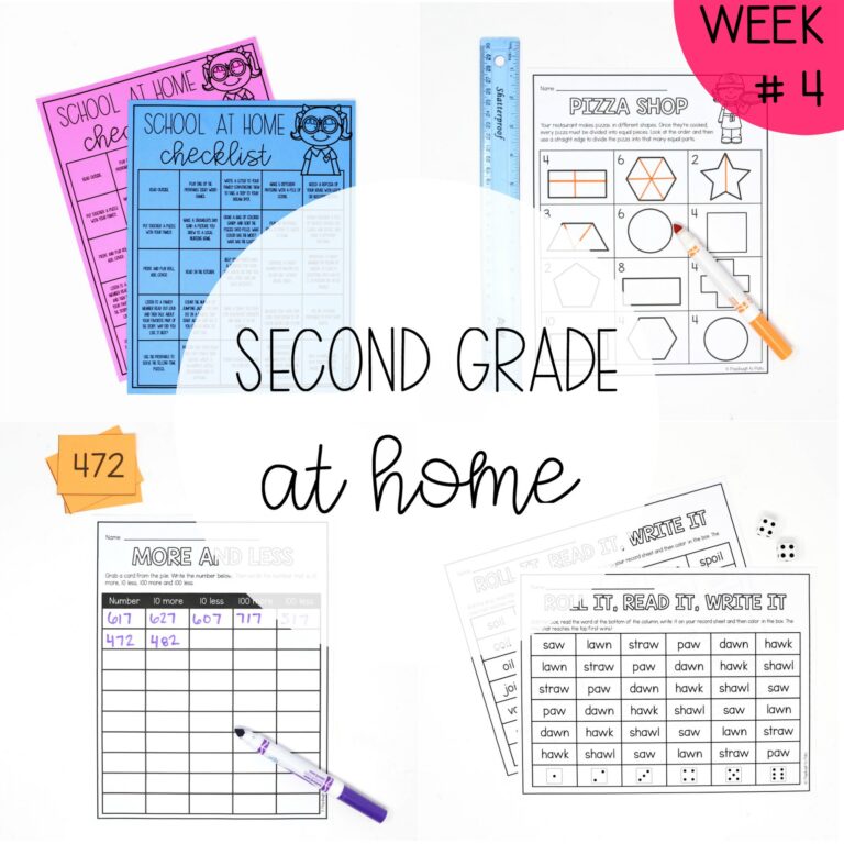 Second Grade at Home – Week Four