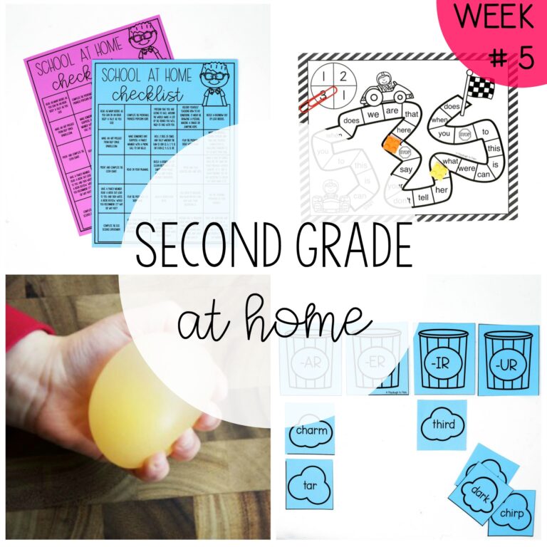 Second Grade at Home – Week Five