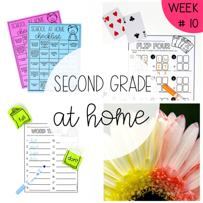 Second Grade at Home – Week Ten