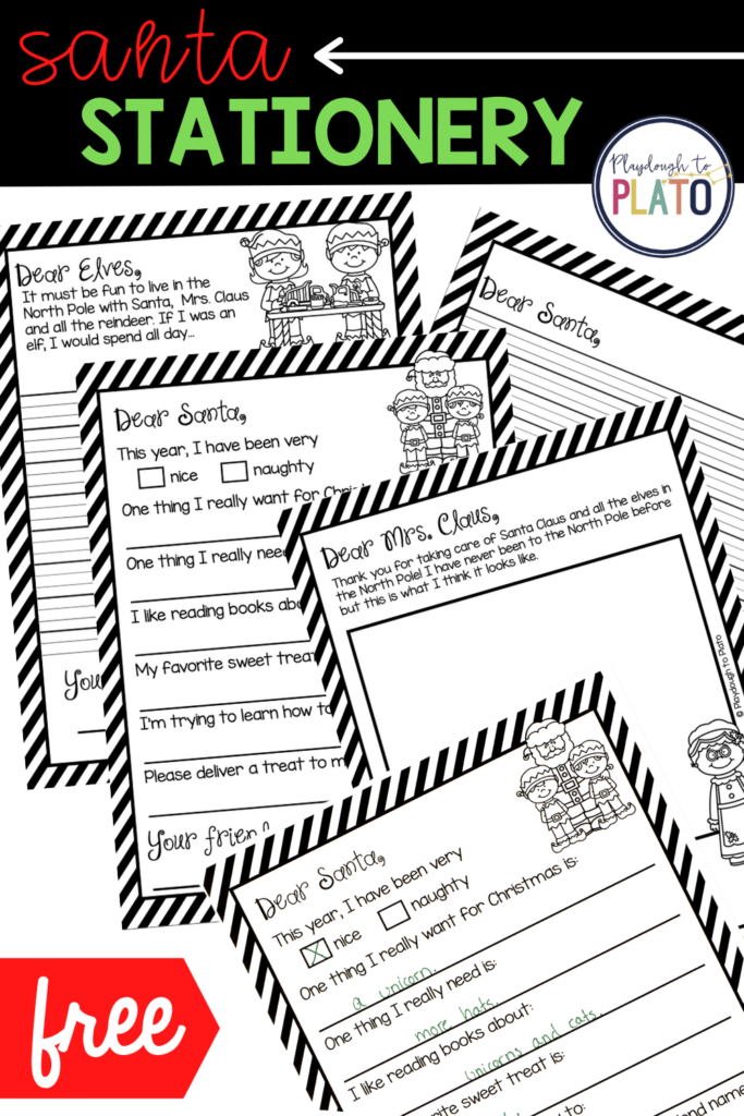 Santa Stationery