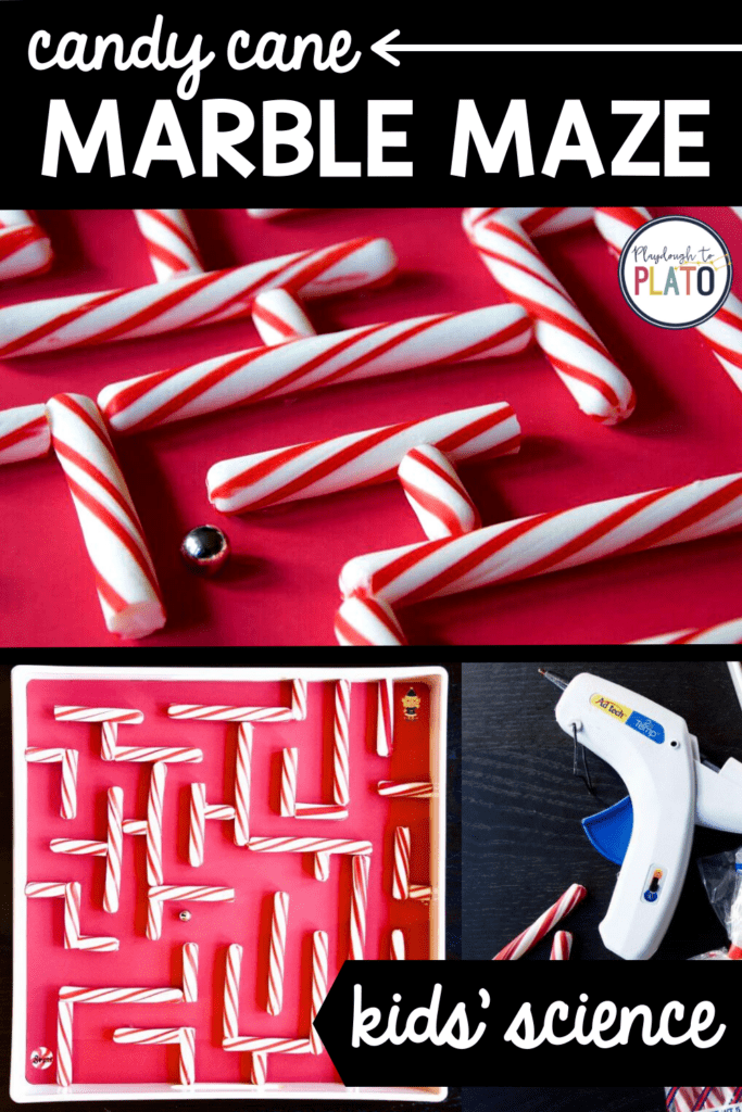 Candy Cane Marble Maze