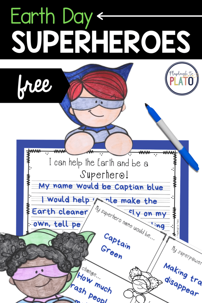 Earth Day Superheroes Activity