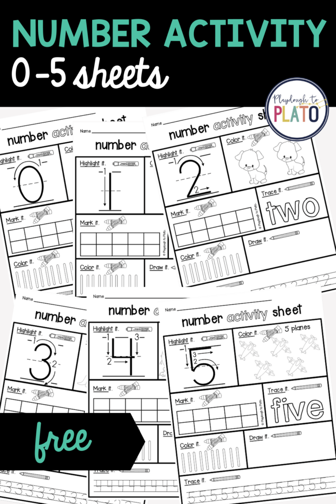 Number Activity Sheets