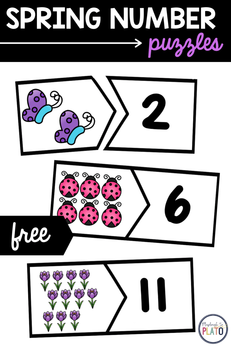 Spring Number Puzzles