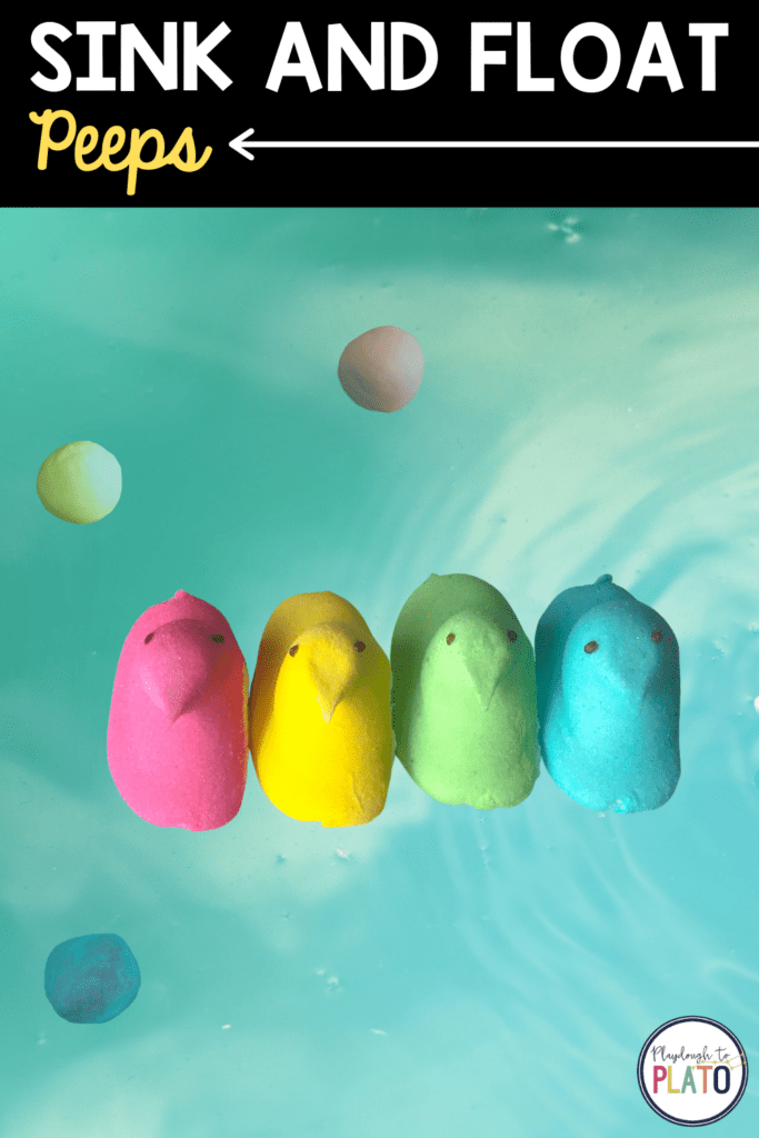 Sink and Float Peeps