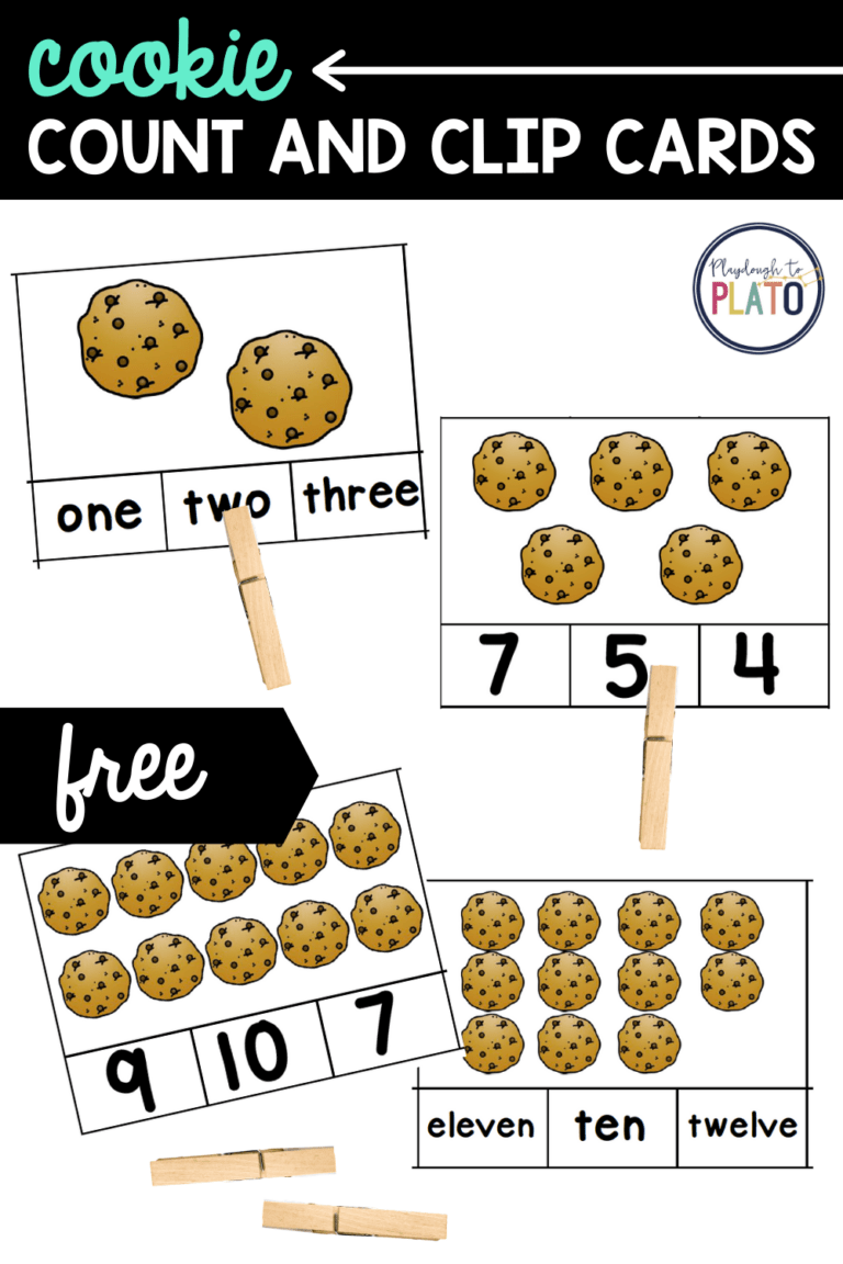 Cookie Count and Clip Cards