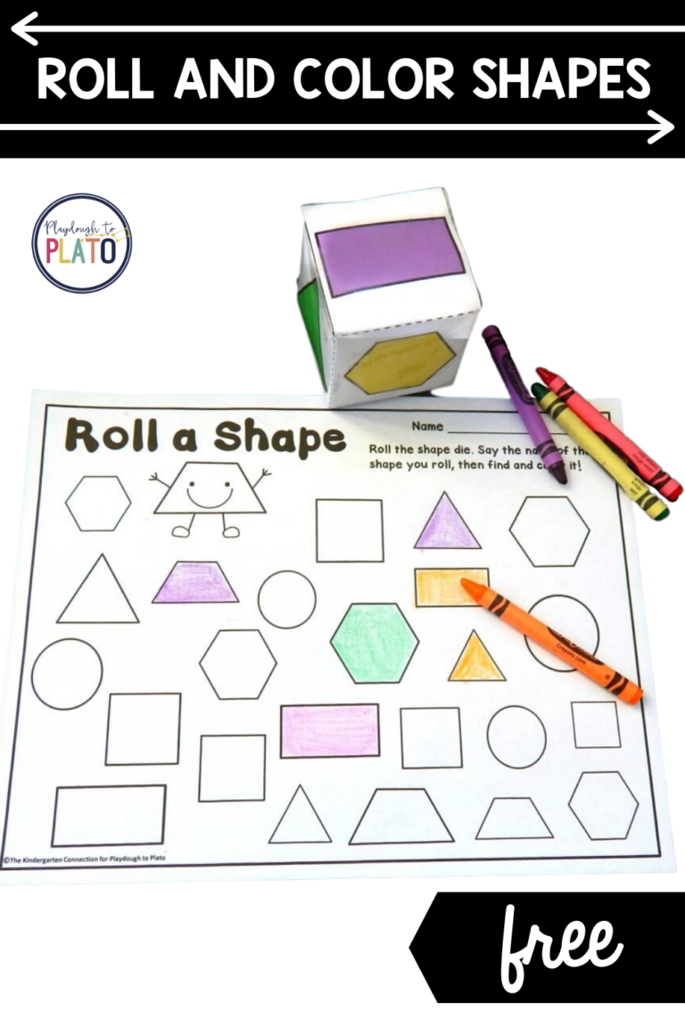 Roll and Color Shapes