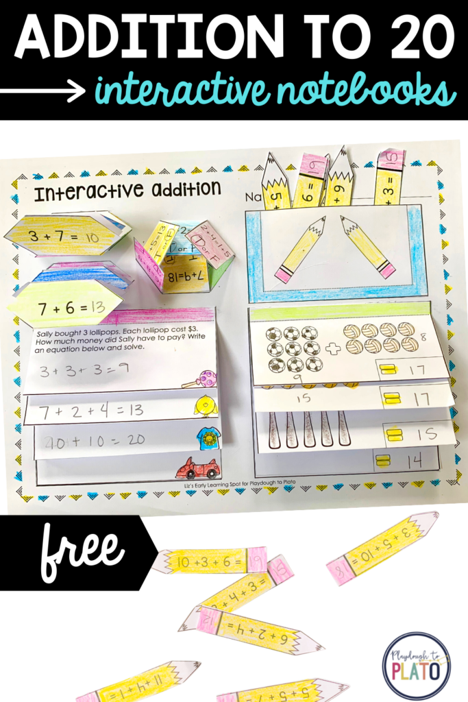 Addition to 20 Interactive Notebooks