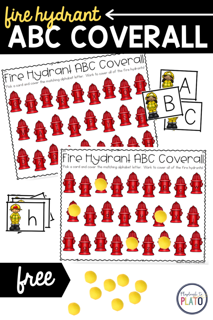 Fire Hydrant ABC Coverall Game