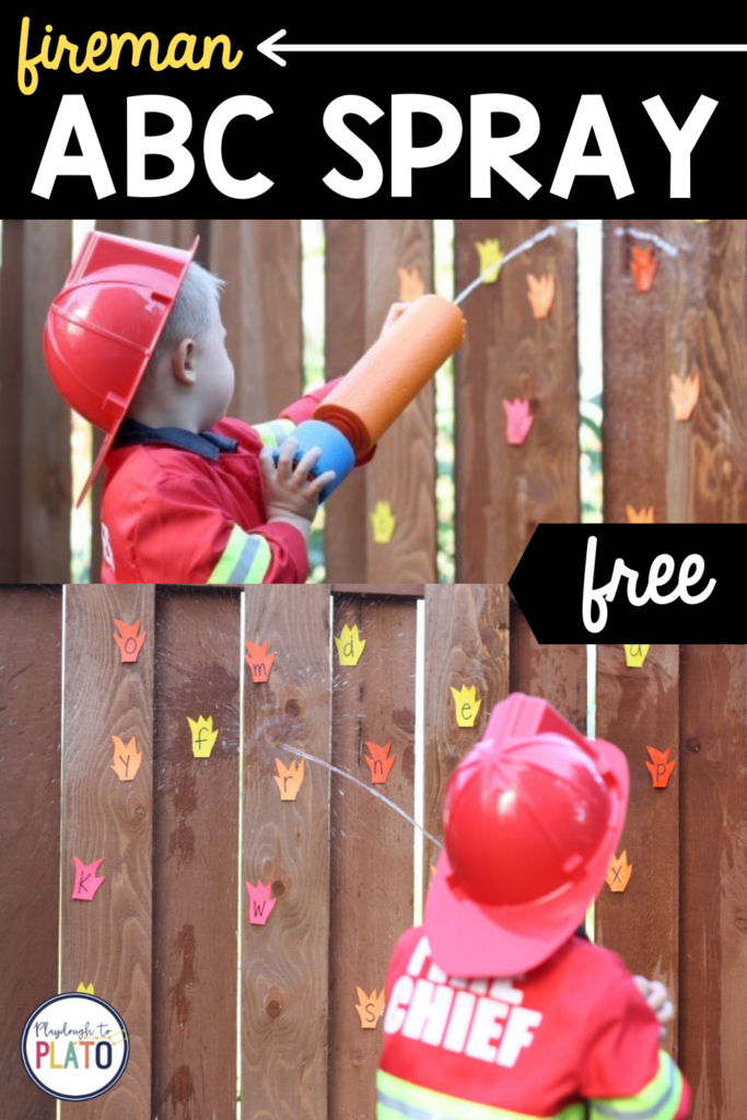 Fireman ABC Spray Game