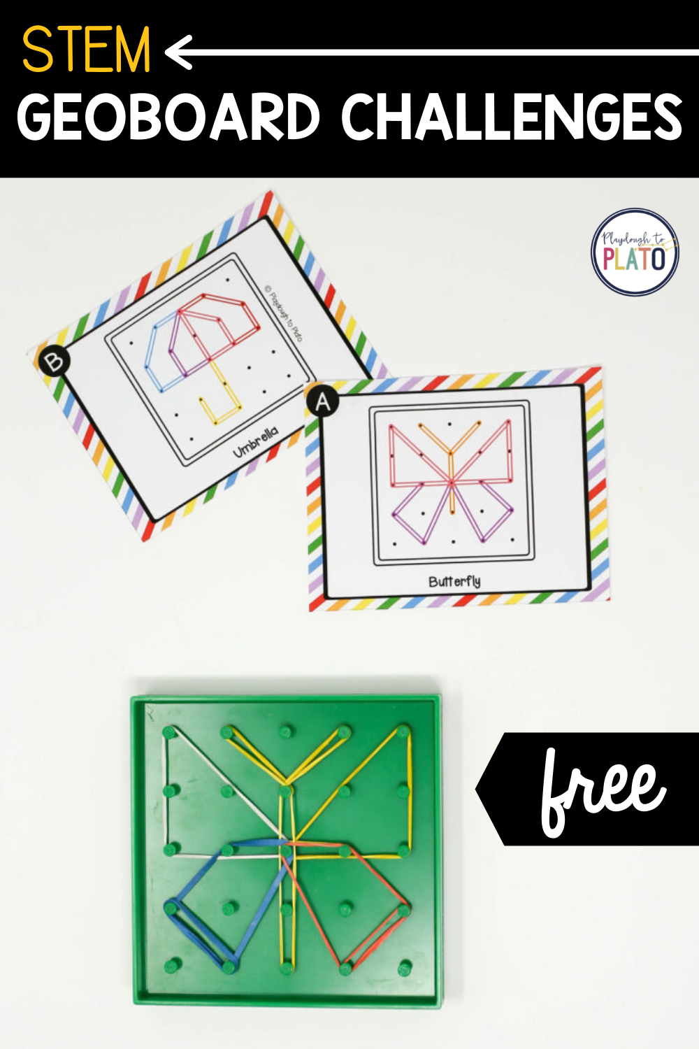 STEM Geoboard Challenges - Playdough To Plato