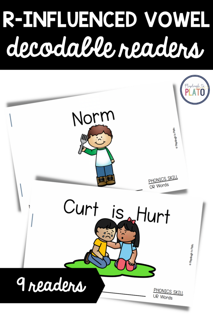 R-Influenced Vowel Decodable Readers - Playdough To Plato