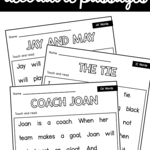 Vowel Team Decodable Passages - Playdough To Plato