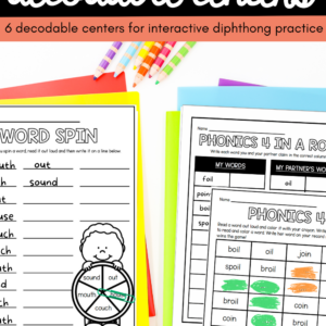 Decodable Diphthong Centers