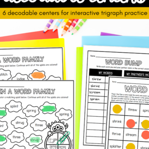 Decodable Trigraph Centers