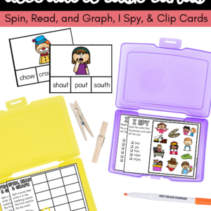Decodable Diphthong Task Cards