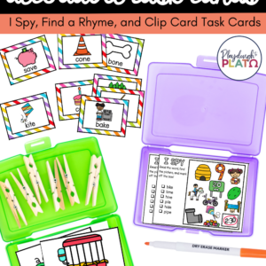 Decodable Magic E Task Cards