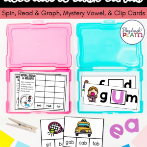 Decodable Short Vowel Task Cards