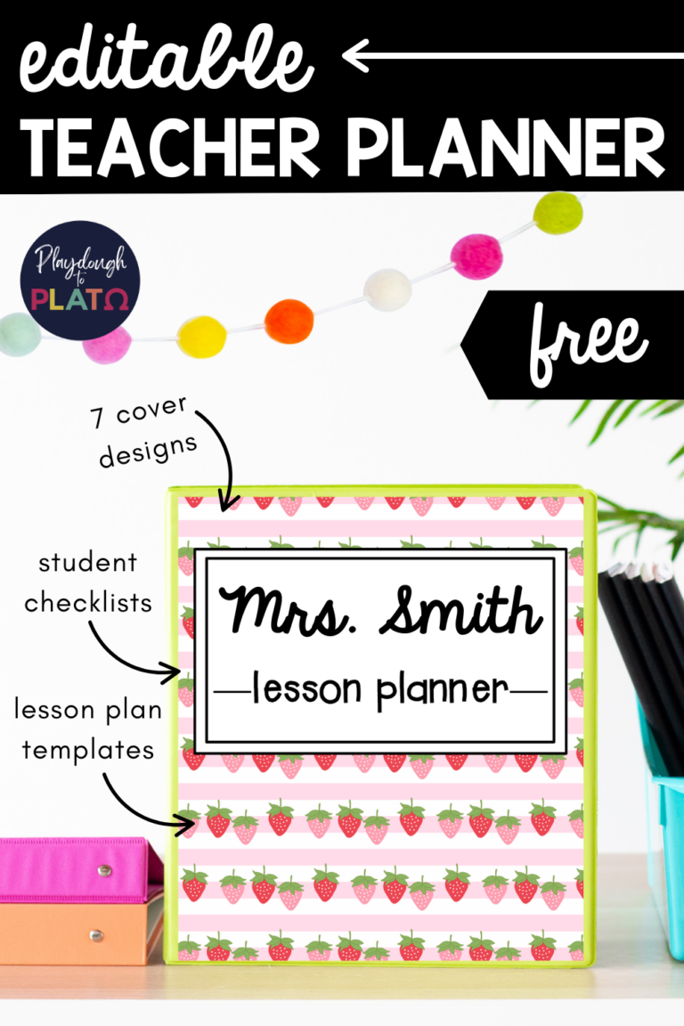 Free Teacher Planner